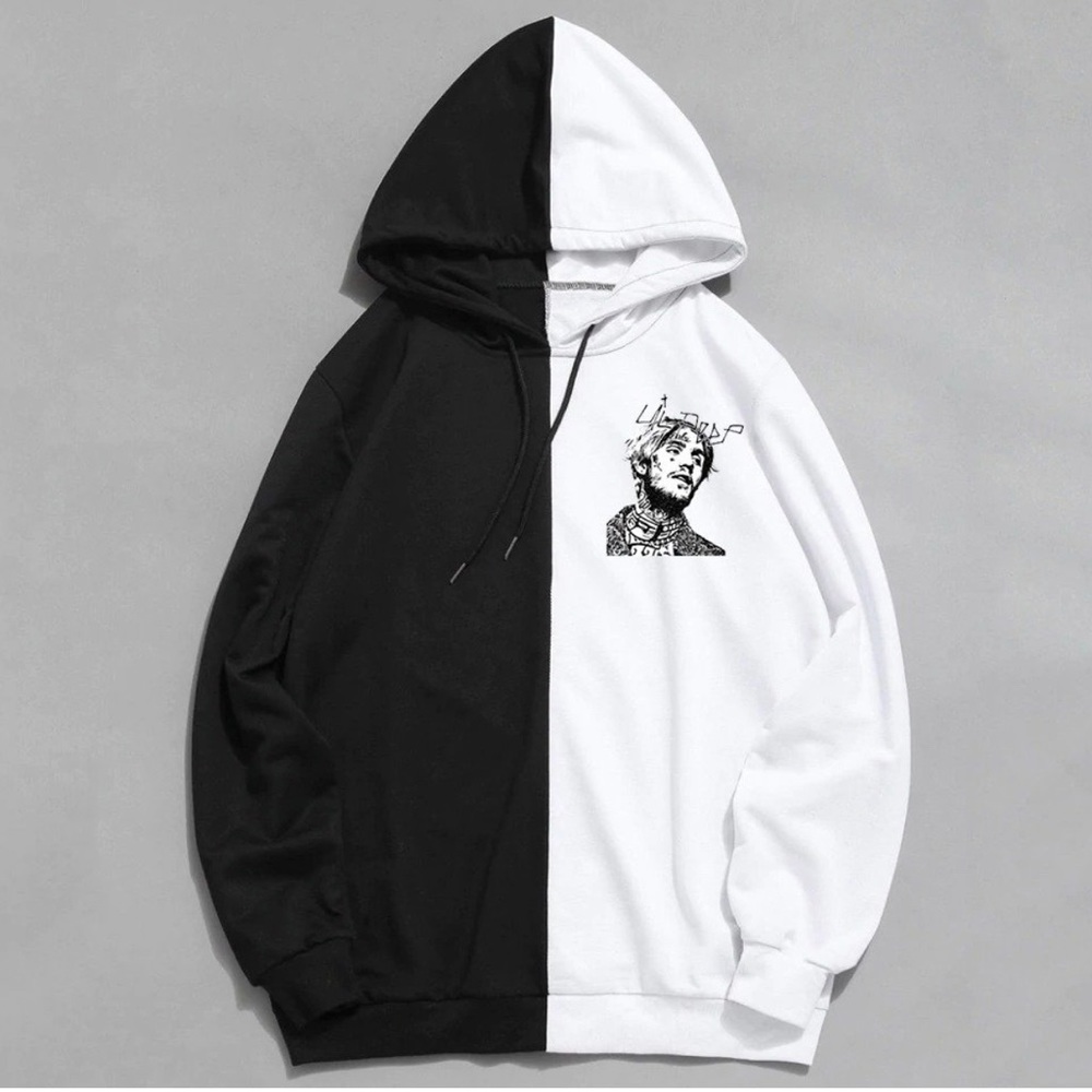 Lil Peep Graphic Dual Color Hoodie